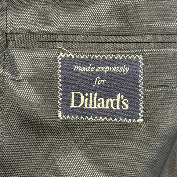 Daniel Cremieux Striped Blue Black Mens 42R Loro Piana Suit Sport Coat Blazer - Picture 4 of 13